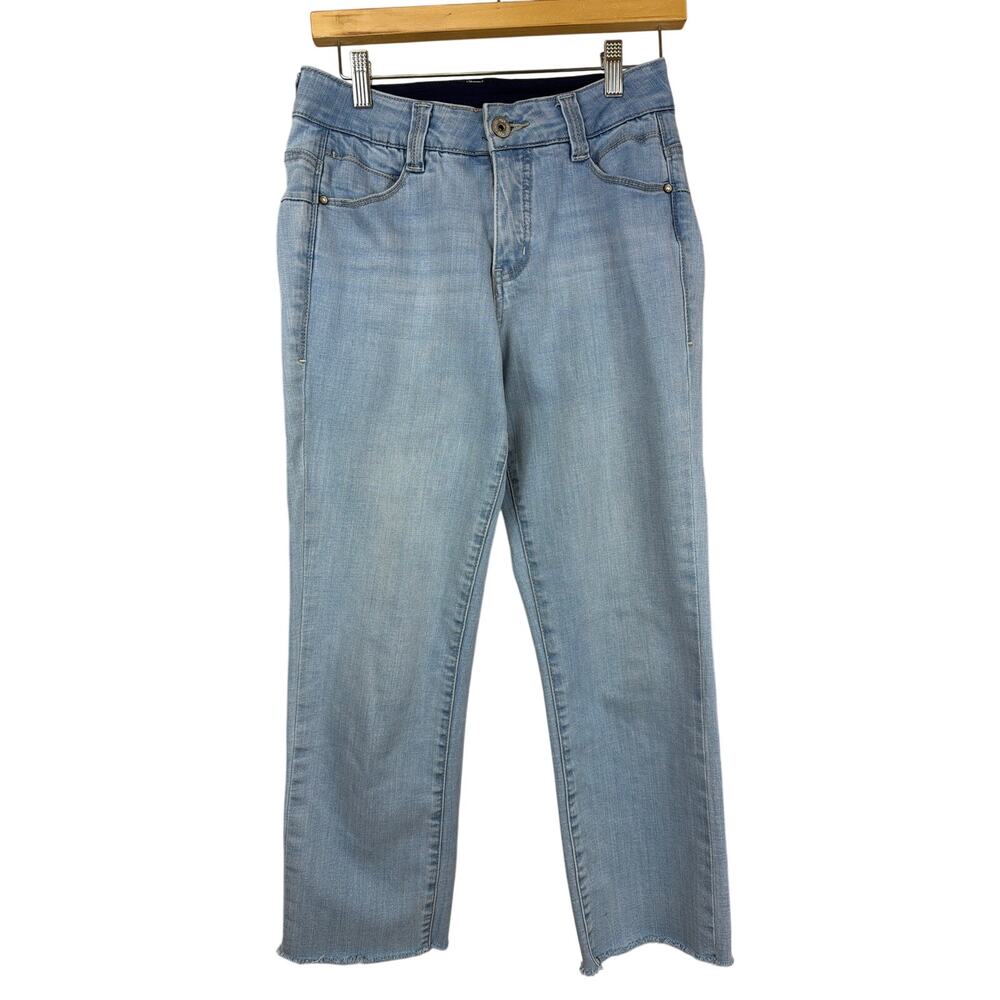Jag Blue Mid-Rise Straight Leg Jeans Size 28